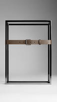 Thumbnail for your product : Burberry Military Pin Buckle London Leather Belt