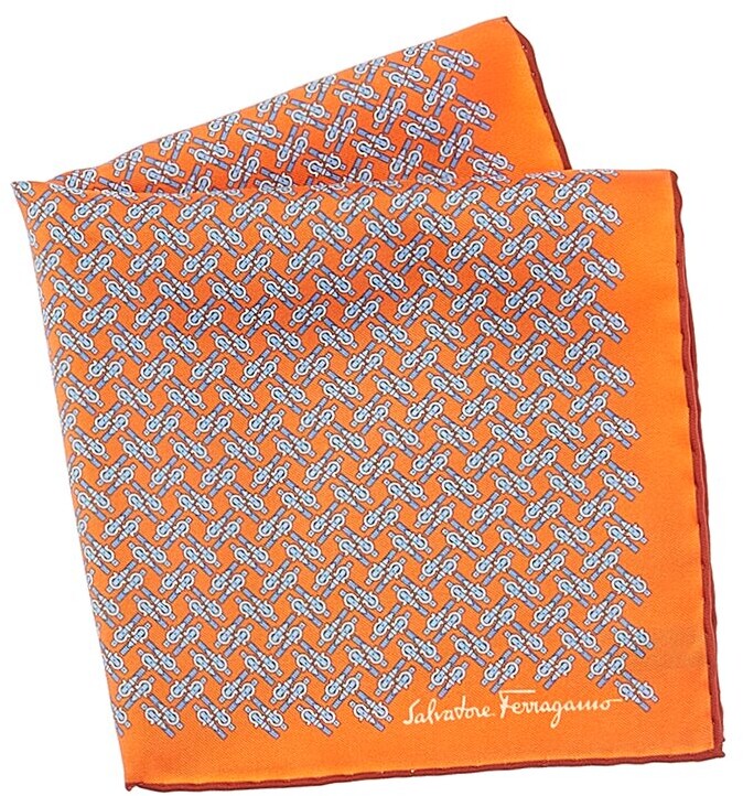 ferragamo pocket square