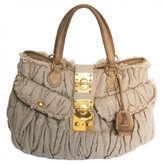 Thumbnail for your product : Miu Miu Gm Linen Handbag