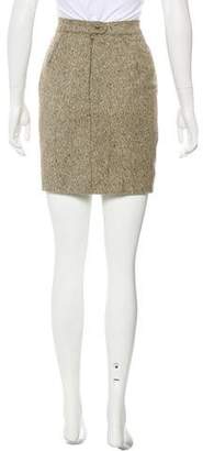 Alaia Tweed Mini Skirt