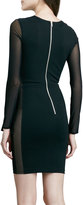 Thumbnail for your product : Torn By Ronny Kobo Lima Mesh-Top Peplum Dress