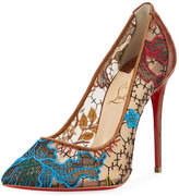 Thumbnail for your product : Christian Louboutin Follies Lace Red Sole Pump, Multi