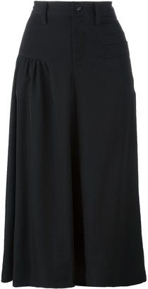 Y's high-waisted draped skirt