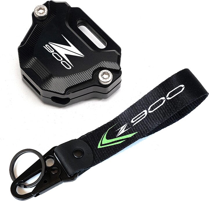MOWOK Aluminum Motorcycle Key Cover Shell With Embroidery Keyring Fit