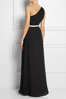 Thumbnail for your product : Halston One-shoulder satin gown