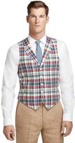 Thumbnail for your product : Brooks Brothers Madras Linen Vest