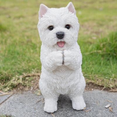 Hi-Line Gift Ltd. Playing Westie Statue