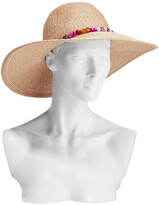 Thumbnail for your product : Eugenia Kim Cassidy Embellished Woven Sunhat