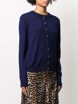 Thumbnail for your product : P.A.R.O.S.H. Button-Up Round Neck Cardigan