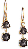 Thumbnail for your product : Suzanne Kalan Black Night Quartz & 14K Yellow Gold Double-Drop Earrings