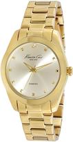 Thumbnail for your product : Kenneth Cole Yellow Gold IP Ladies Watch