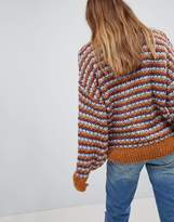 Thumbnail for your product : Pull&Bear Stripe Longline Sweater