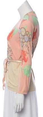 Blumarine Floral Button-Up Cardigan multicolor Floral Button-Up Cardigan