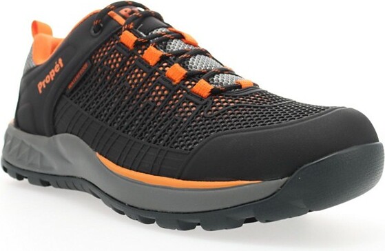 Men's Propet Vestrio Hiking Hiking Shoes 8 Extra Wide Black/Orange