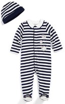 Thumbnail for your product : Little Me 'Sport Star' Footie & Hat (Baby Boys)