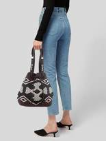 Thumbnail for your product : Tory Burch Large Woven Drawstring Tote