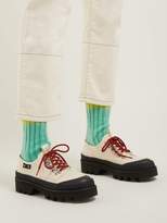 Thumbnail for your product : The Elder Statesman Yosemite Tie Dye Cashmere Socks - Womens - Yellow Multi