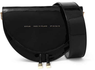 Chylak - Patent-leather Shoulder Bag - Black - ShopStyle Clutches