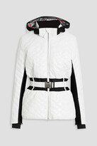 Thumbnail for your product : Jet Set Belted quilted hooded ski jacket