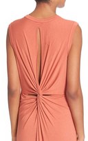 Thumbnail for your product : Enza Costa Back Twist Jersey Midi Dress
