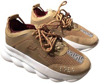 versace sneakers brown