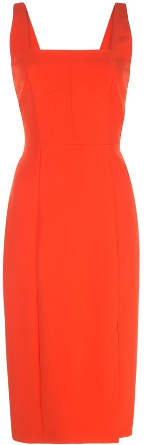 milly orange dress