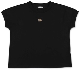 Dolce & Gabbana Children Embellished DG T-Shirt