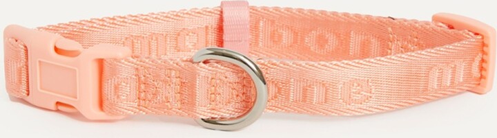 max-bone maxbone Signature Nylon Dog Collar, Coral Peach, Medium: 12 to 18-in neck, 7/8-in wide
