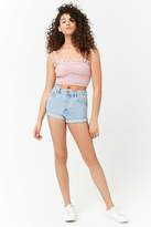 Thumbnail for your product : Forever 21 Striped Crop Top