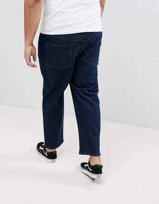 ASOS Design PLUS Skater Jeans In Indigo