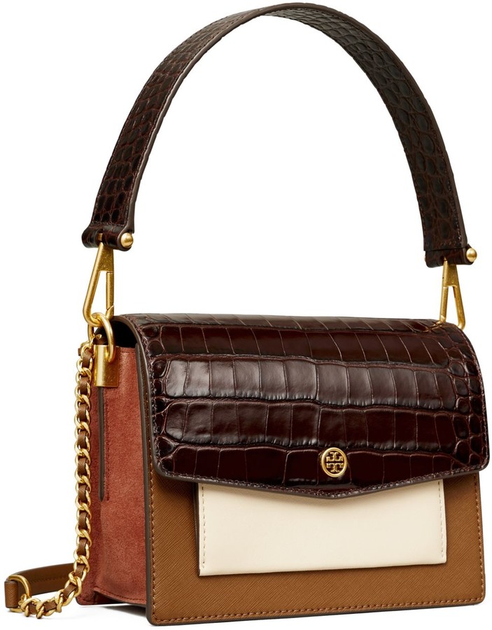 Tory Burch Robinson ColorBlock Convertible Shoulder Bag ShopStyle