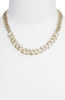 Thumbnail for your product : Givenchy Glass Pearl & Link Collar Necklace
