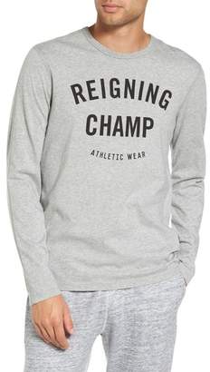 Reigning Champ Gym Logo Long Sleeve T-Shirt