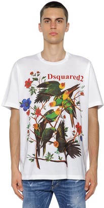 DSQUARED2 Printed Cotton Jersey T-Shirt - ShopStyle