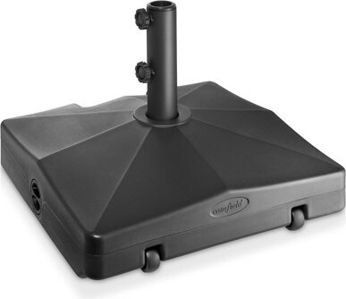 Ebern Designs 64lb Capacity Fillable Mobile Umbrella Base Stand with Wheels