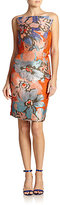 Thumbnail for your product : Antonio Berardi Floral Strapless Sheath