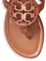 Thumbnail for your product : Tory Burch Miller Metal Leather Thong Sandals