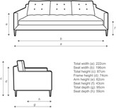 Thumbnail for your product : John Lewis & Partners Draper Grand 4 Seater Sofa, Metal Legs
