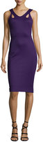 Thumbnail for your product : Zac Posen Sleeveless Body-Con Jersey Dress, Purple