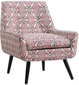 Asstd National Brand Eagle Trelis Tufted Fabric Club Chair