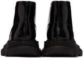 Thumbnail for your product : Alexander McQueen Black Tread Lace-Up Boots