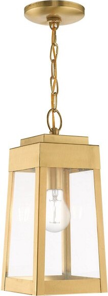 Alder & Ore Henry Single Light Outdoor Pendant in Black