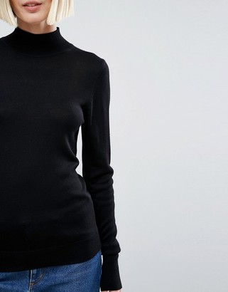ASOS Sweater with Turtleneck in Soft Yarn