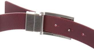 Versace Leather Reversible Waist Belt w/ Tags