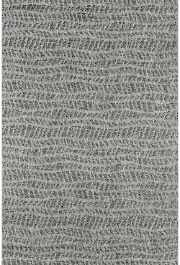 Momeni Emilia Grey 6 ft. 7 in. x 9 ft. 6 in. Indoor/Outdoor Area Rug