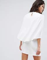 Thumbnail for your product : ASOS Cape Back Mini Shift Dress