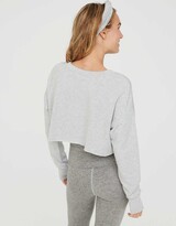 Thumbnail for your product : aerie OFFLINE By OTT Fleece Cropped Crewneck Sweatshirt