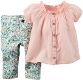 Thumbnail for your product : Carter's Floral Jeggings (Baby) - Pink - 12 Months