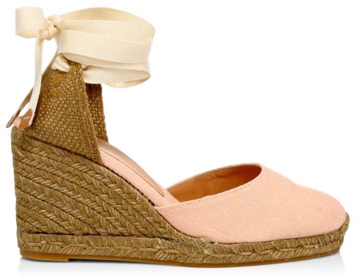 hot pink espadrille wedges
