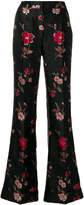 Dolce & Gabbana floral jacquard trousers